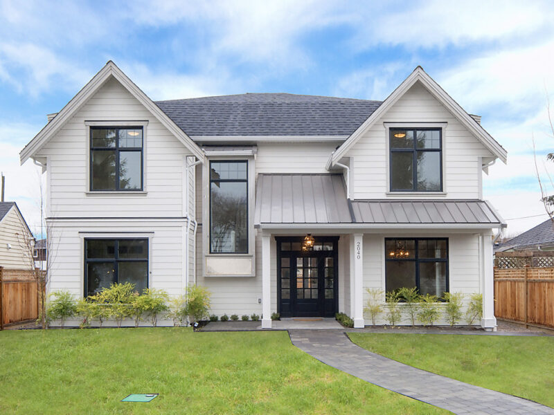 Architecture, gable roof, classic design, interior design, white exterior, black windows, home inspiration, house beautiful